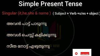 present tense|free English lesson |Tenses #grammar#easy #learning#spokenenglish#english#vocabulary