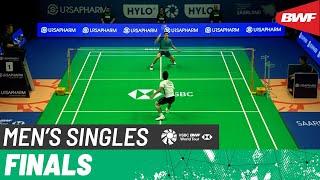 HYLO Open 2022 | Chou Tien Chen (TPE) [3] vs. Anthony Sinisuka Ginting (INA) [5] | F