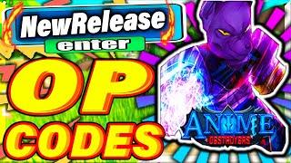 ALL NEW *SECRET OP* CODES in ANIME DESTROYERS CODES! (Anime Destroyers Codes) ROBLOX