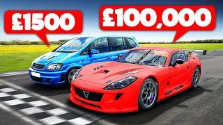 $1500 Cheap Car vs $150,000 Race Car
