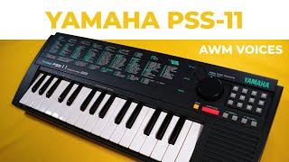 Yamaha Portasound PSS-11 - compact keyboard with AWM sounds