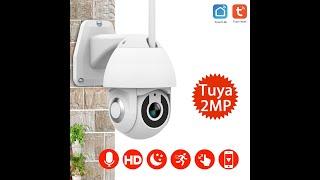 Tuya smart wireless pan/tilt dome camera outdoor 1080p