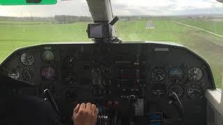 BN2 Islander cockpit landing