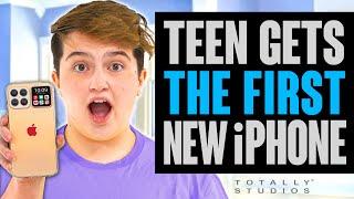 Teen Gets FIRST NEW iPHONE from Apple. Then what Happens?