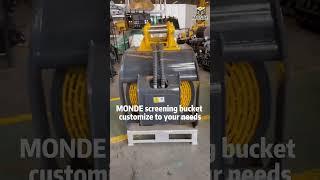 #MONDE screening bucket customize to your needs