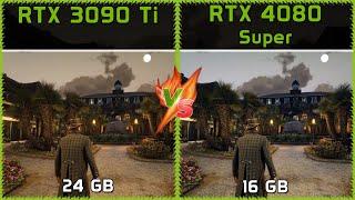 RTX 3090 Ti vs RTX 4080 Super - FHD, QHD, UHD 4K