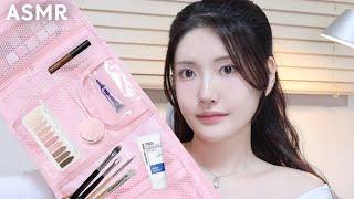 ASMR 왓츠인마이파우치 (메이크업 전문가 추천템, 번짐없는 아이라이너, 쿠팡 브러쉬 추천, 화장품 부수기)