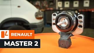How to replace the right engine mount on the RENAULT MASTER 2 Van [AUTODOC TUTORIAL]