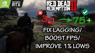 REMOVE STUTTERING/LAGGING/FPS DROPS - EASY FIX - RED DEAD REDEMPTION 2!
