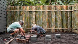 #13 North Bali House Build// Paving the Parking Area, Installing the Toilet - BUILDING IN BALI