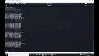 Using theHarvester tool to get email addresses.Kali Linux Hands on practical lab lecture 7.