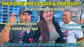 Info Dari mas David & pak Budi, bos Blizzard memantau 8 sound di jumper,senam redy