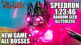 Valheim NG+ RSG All Bosses Speedrun Former World Record - 1:23:46