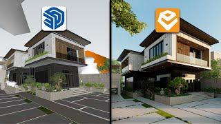 House Exterior Rendering for Beginners (SketchUp and Enscape)