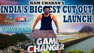 Ram Charan Indian's Biggest Cut-Out Launch Event LIVE | Game Changer | NTVENT