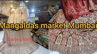 lehenga shopping in Mumbai mangaldas market 