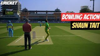 Unleashing the Beast: Shaun Tait's Bowling Action in Cricket 19