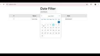 Date  picker Using React Js