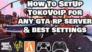 HOW TO SET UP TOKOVOIP FOR ANY TEAM SPEAK GTA SERVER| HOW TO USE PS4/XBOX CONTROLLER GTA 5 PC *2020*