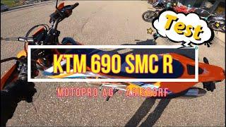 KTM 690 SMC R 2023 - meine Testfahrt auf der Supermoto - Spass garantiert.