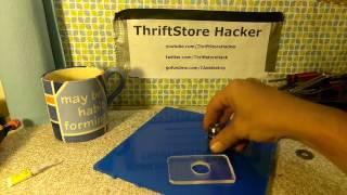 Fidget spinner on the cheap. Thriftstore hacker style!