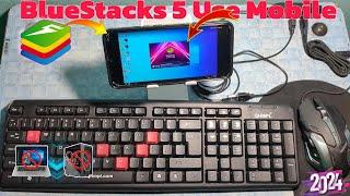 BlueStacks How To Use In Mobile || No PC Laptop || Using Android Phone Play PUBG Free Fire COD 2024