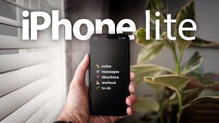 I Turned My iPhone into a ‘Lite Phone’