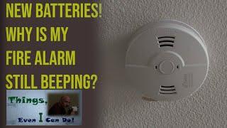 Carbon Monoxide Detector / Fire Alarm Won't Stop Beeping - How-to Replace