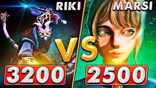 RIKI + Giant Strikes [3200 MMR] VS MARCI + Brawler [2500 MMR] / CUSTOM HERO CLASH NEW UPDATE!