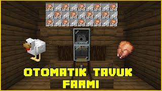 OTOMATİK TAVUK FARMI !! Minecraft Tavuk Farmı ( Chicken Farm ) Nasıl Yapılır ? l Minecraft Sistemler