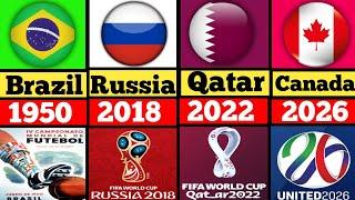 FIFA World Cup All Host Countries 1930 - 2026 | Qatar 2022