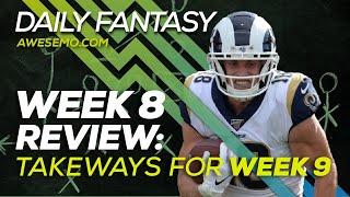 Monday Morning QB: Lessons For Week 9 - NFL DFS Strategy