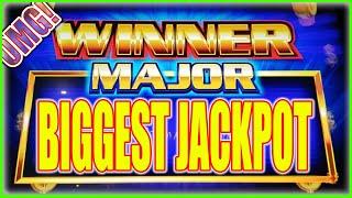 The Biggest MAJOR JACKPOT We Caught Live! High Limit Eagle Bucks Slot Machine