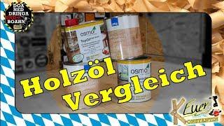 Holzöl Vergleich | PNZ vs OSMO | Wood oil comparison