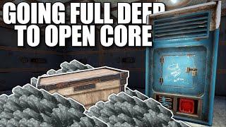 GOING FULL DEEP on a CLAN TO OPEN CORE LOOT ROOM | Solo Rust (1 of 4)