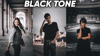 BLACK TONE - Preset Tutorial | Free Lightroom Mobile Preset | Black Tone Lightroom Preset