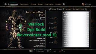 Warlock Dps Build Neverwinter mod 30