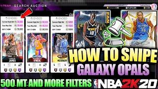 HOW TO SNIPE GALAXY OPALS FOR 500 MT AND MORE TO MAKE A TON OF MT IN NBA 2K20 MYTEAM