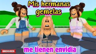 MIS HERMANAS GEMELAS ME TIENEN ENVIDIA | Roblox Brookhaven rp | Mini Pelicula - Historia de Roblox