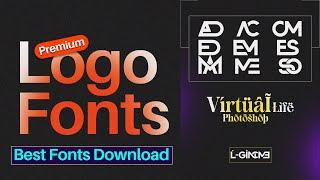 2024 BEST LOGO FONTS For Graphic Designers | Free Download #logofont