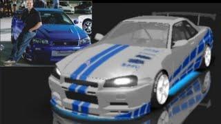 fast and furious Nissan GT-R skyline R34  project drift 2.0