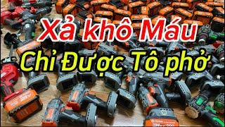 Xả tiếp những dòng máy khoan,máy mở Bulong,cưa kiếm, máy mài chống khởi động,pin15cel dòng xả cao…