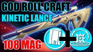 CRAFT The Kinetic Tremors KING - 108 Mag Scout - The Transfiguration God Roll Craft - Destiny 2