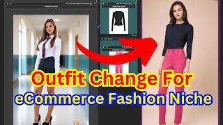 Stable Diffusion IPAdapter V2 Outfit Change For eCommerce Fashion Niche