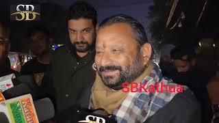 Municipal Council Kathua President Choudhary Rajinder Singh Bubby in Market