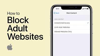 How To Block Adult Websites on iPhone