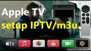 Apple TV / tvOS setup IPTV Playlist / m3u Playlist with tvOS Version of SCORPIO PLAYER 2025