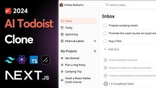 Build and Deploy a Full Stack AI Todoist Clone: Next.js, Convex & TypeScript