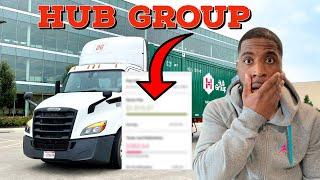 OMG!! Hub Group truck driver EXPOSES his pay!!