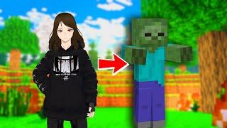 EU VIREI um ZUMBI no MINECRAFT